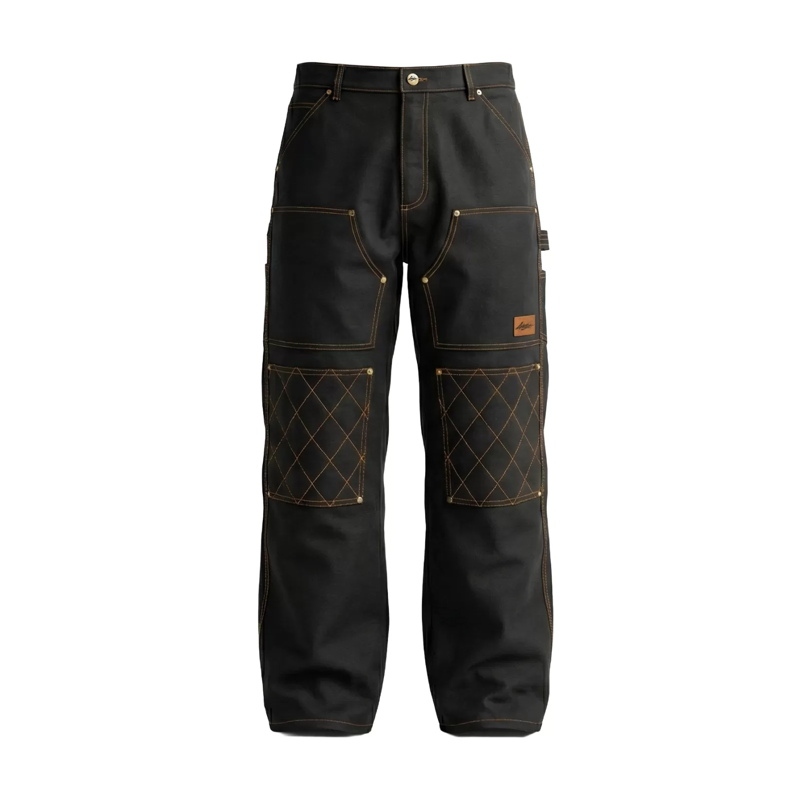 4RAU DOUBLE KNEE PANTS (BLACK)